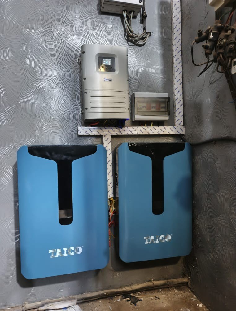 Batteries lithium TAICO installées